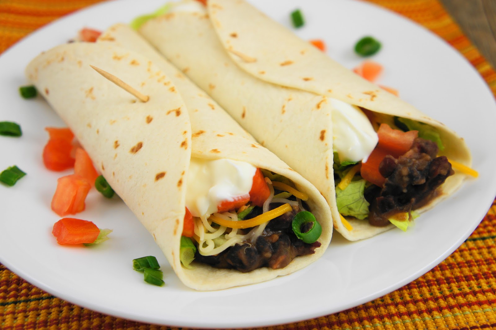 Sizzling Bean Burrito
